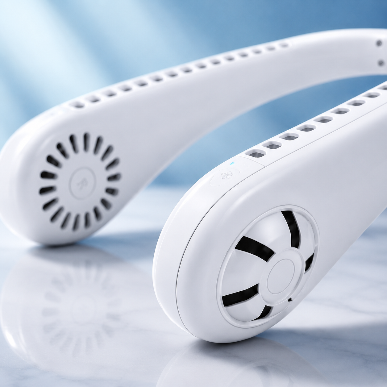 Portable Bladeless Neck Fan | 3-Speed Rechargeable Air Cooler