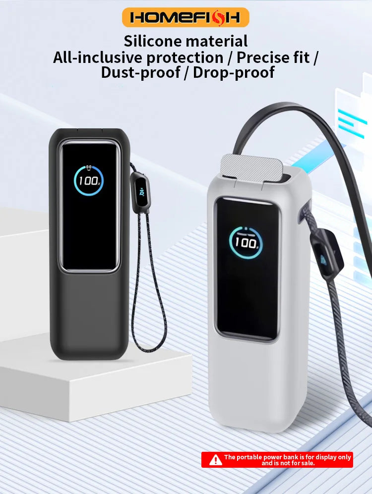 Suitable for Anker Zolo portable power bank (25000mAh 165W) - all-round silicone protective cover