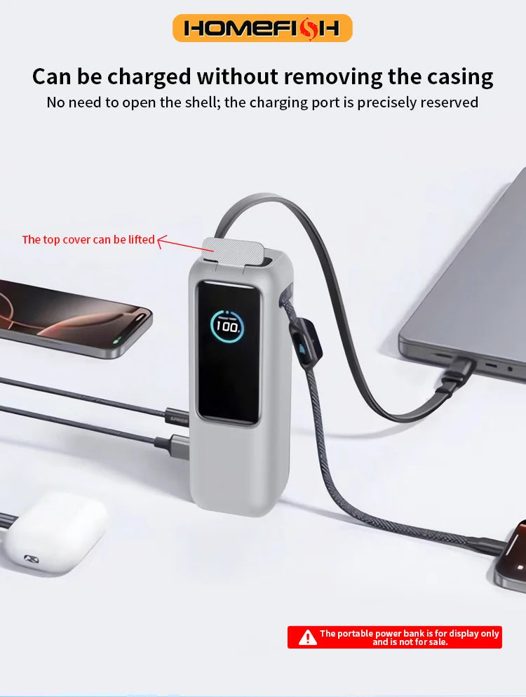 Suitable for Anker Zolo portable power bank (25000mAh 165W) - all-round silicone protective cover
