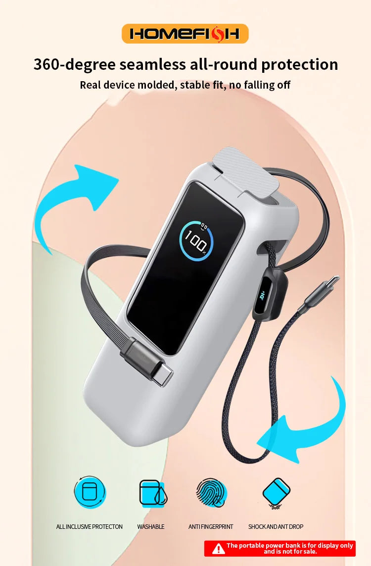 Suitable for Anker Zolo portable power bank (25000mAh 165W) - all-round silicone protective cover