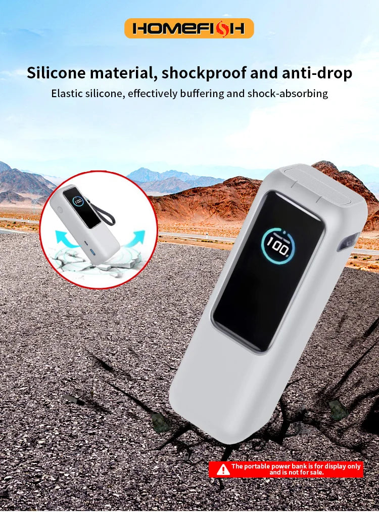 Suitable for Anker Zolo portable power bank (25000mAh 165W) - all-round silicone protective cover